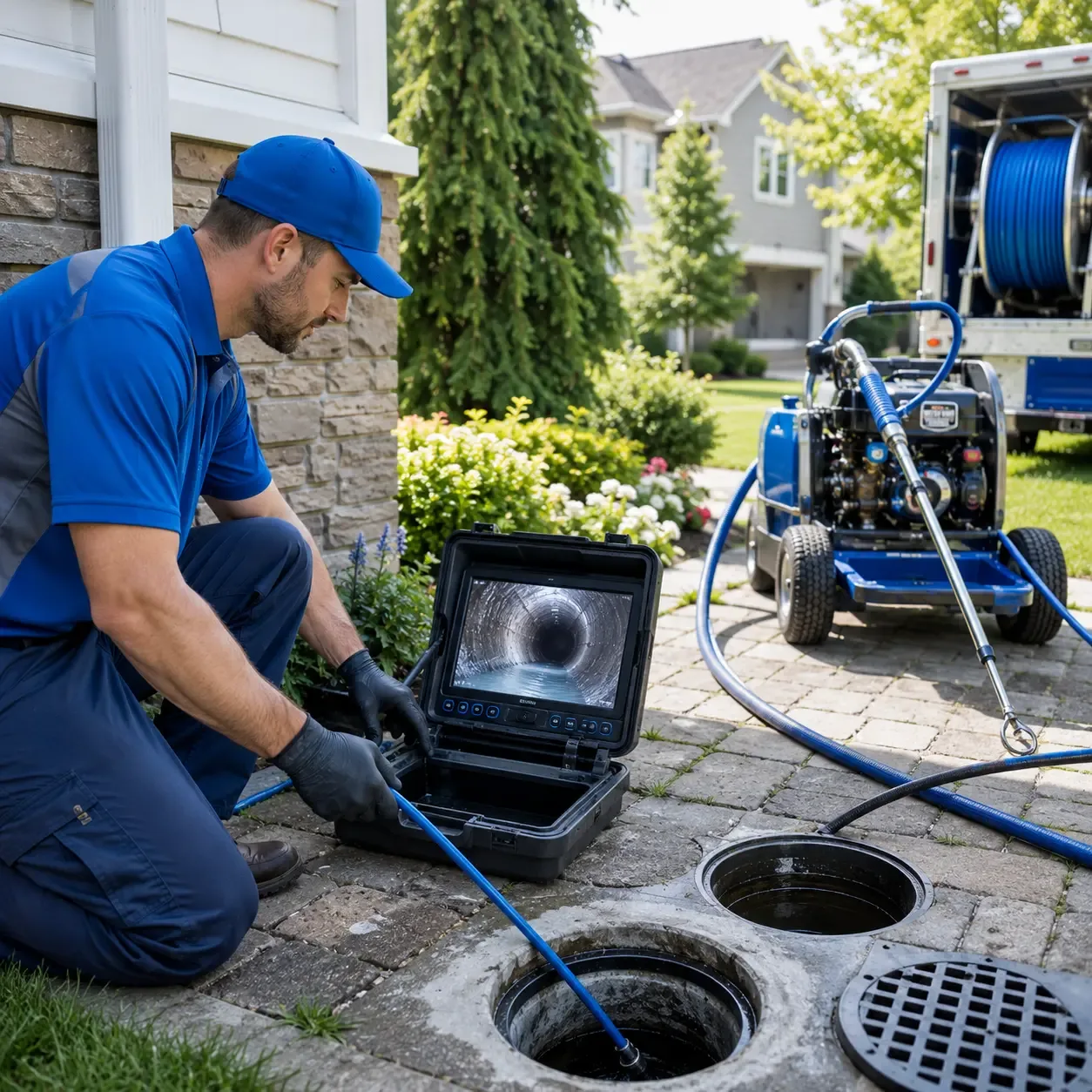 Outdoor drain cleaning professionals serving King And Queen Court House, VA